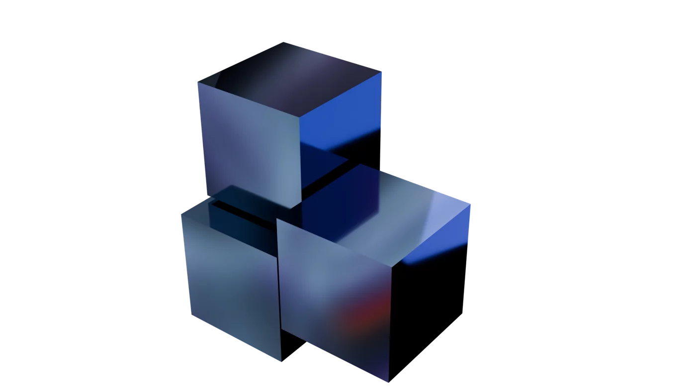Stacked gray-blue 3D cubes representing the Labs R&D engine